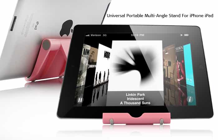 Iphone/ipad - Justerbar Multi-angle Holder - Pink