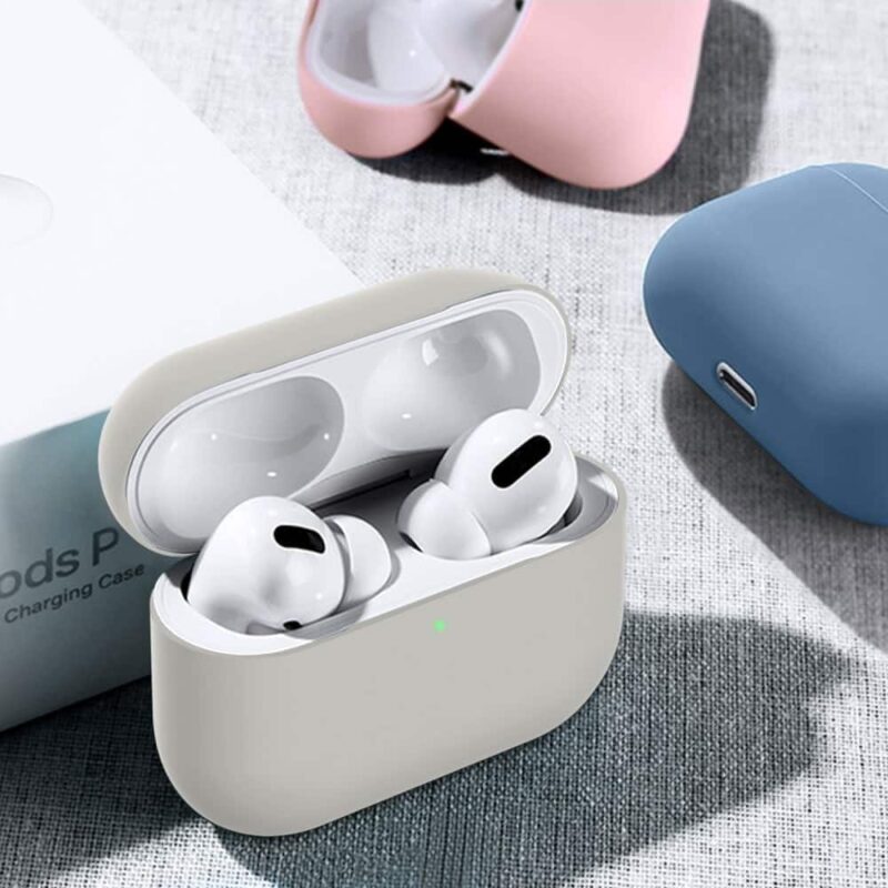 Airpods Pro Cover Lyse Grå